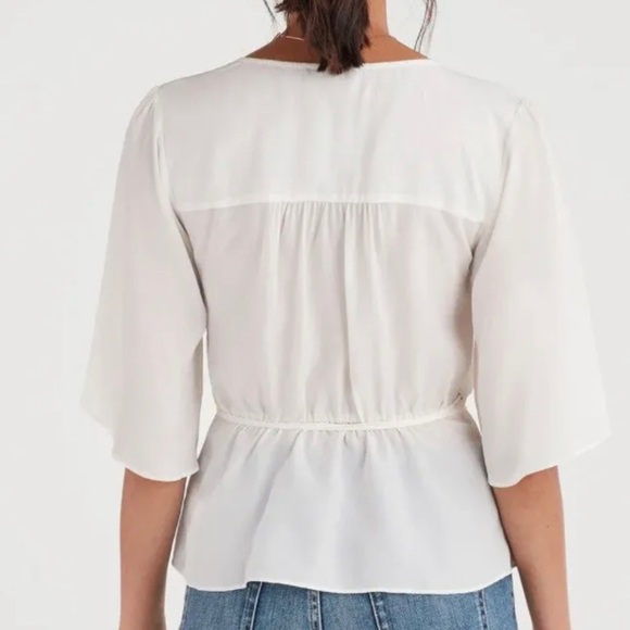 7 for all mankind blouse. - white/cream - size xs - new with tags - Picture 5 of 7